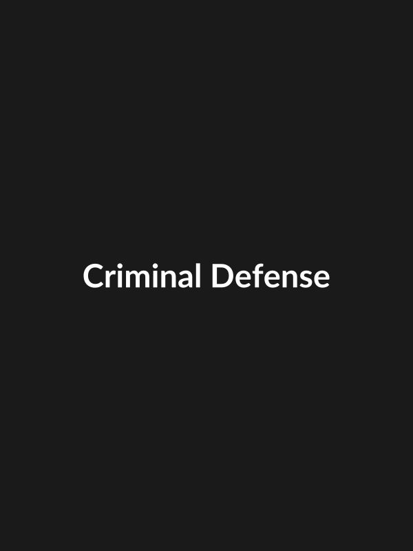 Criminal Defense